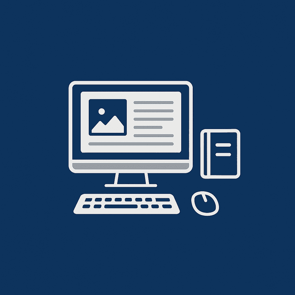 Abstract image representing blog articles